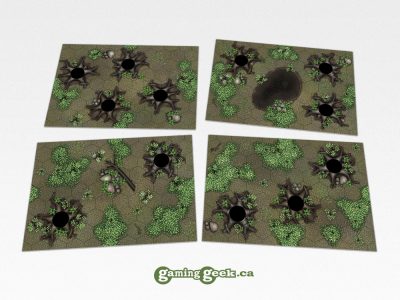 Forest Hex Grid Terrain Tiles Set #1