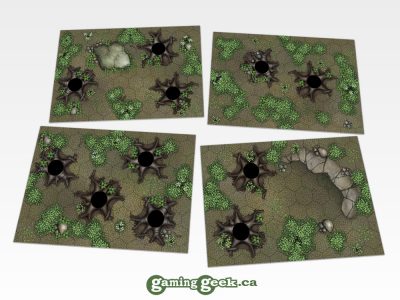 Forest Hex Grid Terrain Tiles Set #2