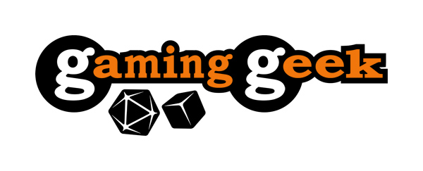Gaming Geek logo with dice
