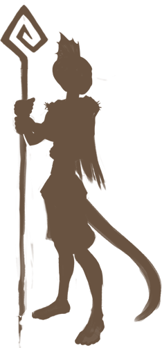 placeholder silhouette of a fantasy illustration