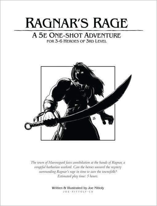 Cover of Ragnar's Rage adventure module