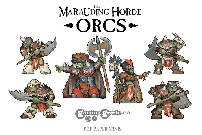 Orcs PDF Minis