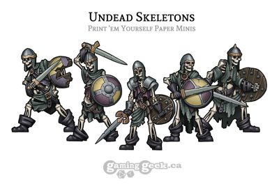 Skeletal warriors collage
