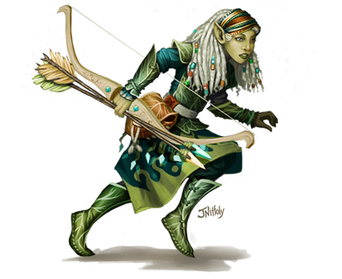 illustration of an elf